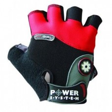 Перчатки для фитнеса и тяжелой атлетики Power System Fit Girl PS-2900 Black/Red