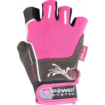 Перчатки для фитнеса и тяжелой атлетики Power System Woman’s Power PS-2570 S Pink