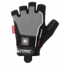 Перчатки для фитнеса и тяжелой атлетики Power System Man’s Power PS-2580 XS Black/Grey