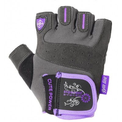 Перчатки для фитнеса и тяжелой атлетики Power System Cute Power PS-2560 женские M Purple