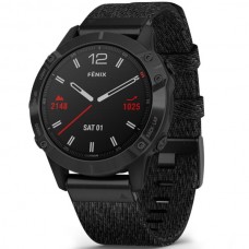 Спортивные часы Garmin Fenix 6 Black DLC with Heathered Black Nylon Band 010-02158-17