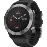 Спортивные часы Garmin Fenix 6 Silver with Black Band 010-02158-00