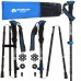 Трекінгові палиці Mountain Goat Pro+ 43-130 см Black/Blue (P-5907739318244)