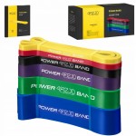 Эспандер-петля 4FIZJO Power Band 2-46 кг резина для фитнеса и спорта, набор 6 шт Mix (P-5907222931875)
