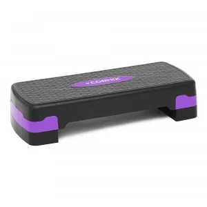 Степ-платформа 2-ступенчатая Cornix 68 х 28 х 10-15 см XR-0188 Black/Purple Степ-платформа 2-ступенчатая Cornix 68 х 28 х 10-15 см XR-0188 Black/Purple