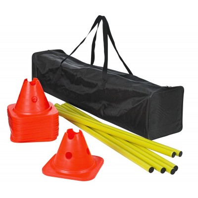 Тренировочный набор SELECT Agility set w/cones and poles (000) 12 конусов и 6 палок