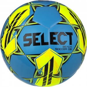 М'яч для пляжного футболу SELECT BEACH SOCCER DB v23, (137) син/жовтий, 5 М'яч для пляжного футболу SELECT BEACH SOCCER DB v23, (137) син/жовтий, 5