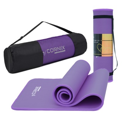 Коврик спортивный Cornix NBR 183 x 61 x 1 cм для йоги и фитнеса XR-0093 Purple/Purple