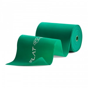 Лента-эспандер для спорта и реабилитации 4FIZJO Flat Band 30 м 5-8 кг Green