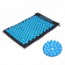 Килимок акупунктурний з валиком SportVida Аплікатор Кузнєцова 66 x 40 см SV-HK0407 Black/Blue