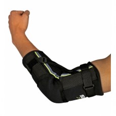 Налокотник SELECT 6603 Elbow support with splints (228) черн/зел