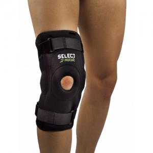 Наколенник SELECT 6204 Knee support with side splints (010) чёрный (XS/S, M/L, XL/XXL) Наколенник SELECT 6204 Knee support with side splints (010) чёрный (XS/S, M/L, XL/XXL)