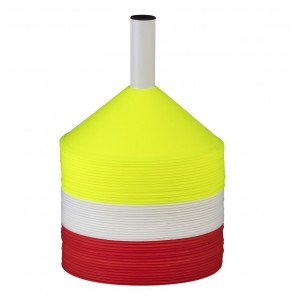Набір маркерів SELECT Marker set 48 pcs w/plastic holder (340) черв/жовт/білий, 7 см