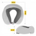Подушка дорожня 4FIZJO 30 x 27 x 12 см Grey (P-5907739319432)