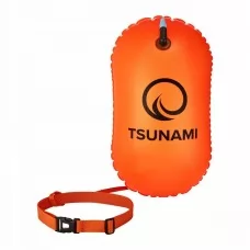 Буй для плавания TSUNAMI Basic надувной Orange (P-5907739314055)