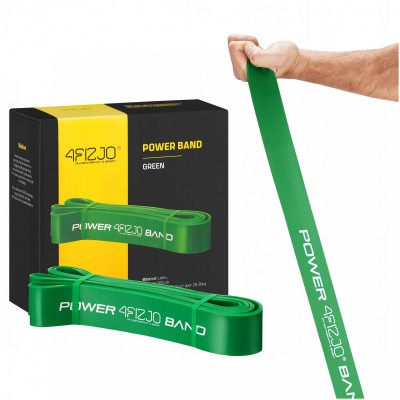 Еспандер-петля 4FIZJO Power Band 45 мм 26-36 кг гума для фітнесу та спорту Green (P-5907222931080)