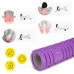 Массажный ролик Cornix EVA 45 x 14 см (валик, роллер) XR-0042 Violet