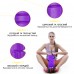 Массажный ролик Cornix EVA 45 x 14 см (валик, роллер) XR-0042 Violet