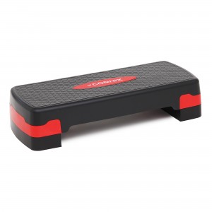 Степ-платформа 2-ступенчатая Cornix 68 х 28 х 10-15 см XR-0190 Black/Red