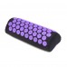 Килимок акупунктурний з валиком SportVida Аплікатор Кузнєцова 66 x 40 см SV-HK0408 Black/Violet