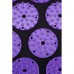 Килимок акупунктурний з валиком SportVida Аплікатор Кузнєцова 66 x 40 см SV-HK0408 Black/Violet