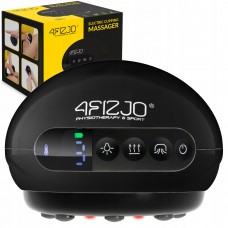 Масажна вакуумна банка 4FIZJO акумуляторна з ІЧ прогріванням Black (P-5907739318695)