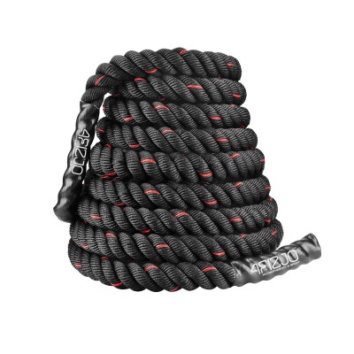 Канат тренувальний 4FIZJO Battle Rope 9 м для кросфіту Black (P-5907739312242)