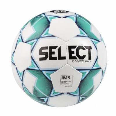 Мяч футбольный SELECT Campo Pro (015) бел/зелен, 3
