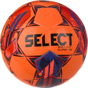 Мяч футбольный SELECT Brillant Super TB v23 (FIFA QUALITY PRO APPROVED) (035) оранж/красный, 5