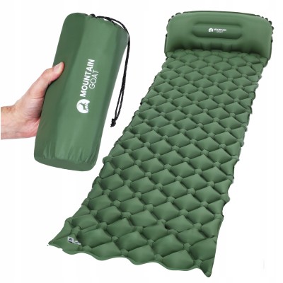 Надувний килимок (каримат) Mountain Goat 190 x 58 x 5 см Navy Green (P-5905973400886)
