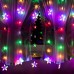 Гирлянда бахрома уличная (наружная) Springos 2 м 180 LED CL4005 Mix
