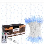 Гірлянда вулична (зовнішня) бахрома Springos 3 x 3 м 306 LED Pilot CL4002 Blue