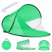 Пляжний тент 4FIZJO Pop Up 120 x 190 см Green/White (P-5907739312693)