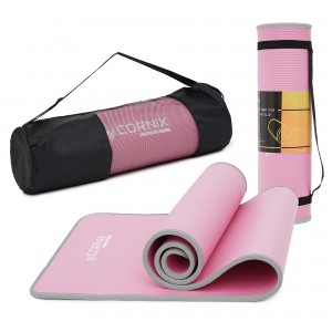 Коврик спортивный Cornix NBR 183x61x1 cм XR-0095 Pink/Grey