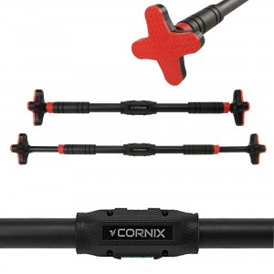 Турник раздвижной Cornix Pro+ 65-100 см XR-0286 Black/Red