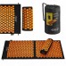 Коврик акупунктурный с валиком 4FIZJO Classic Mat XL Аппликатор Кузнецова Black/Orange (P-5907222931776)