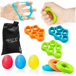 Набор эспандеров для пальцев и запястья 4FIZJO 9 шт Mix (P-5907739311153)