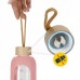 Бутылка для воды спортивная 4FIZJO 750 мл стеклянная Pink (P-5905973404204)