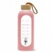 Бутылка для воды спортивная 4FIZJO 750 мл стеклянная Pink (P-5905973404204)