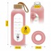 Бутылка для воды спортивная 4FIZJO 750 мл стеклянная Pink (P-5905973404204)