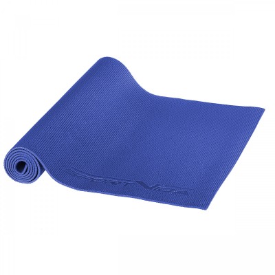 Килимок спортивний SportVida PVC 6 мм для йоги та фітнесу SV-HK0053 Blue