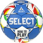 Мяч гандбольный SELECT Ultimate Replica EHF European League v24 (896) бело/синий, mini