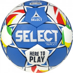 М’яч гандбольний SELECT Ultimate Replica EHF European League v24 (896) р.0, біло/синій, mini М’яч гандбольний SELECT Ultimate Replica EHF European League v24 (896) р.0, біло/синій, mini