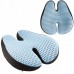 Ортопедична подушка 4FIZJO для спини 41 x 40 см Sky Blue (P-5907739318770)