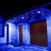 Гирлянда бахрома уличная (наружная) Springos 8 м 200 LED CL0202 Blue