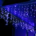 Гирлянда бахрома уличная (наружная) Springos 8 м 200 LED CL0202 Blue
