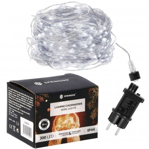 Гірлянда Springos 30 м 300 LED CL0309 Cold White Гірлянда Springos 30 м 300 LED CL0309 Cold White
