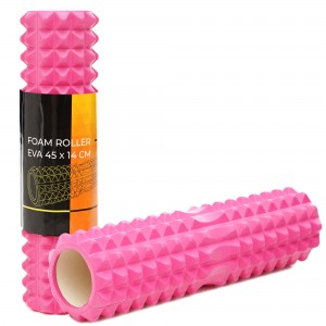 Масажний ролик Cornix EVA 45 x 14 см (валик, ролер) XR-0332 Pink Масажний ролик Cornix EVA 45 x 14 см (валик, ролер) XR-0332 Pink