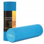 Массажный ролик Cornix EVA+ 45 x 15 см (валик, роллер) XR-0306 Blue