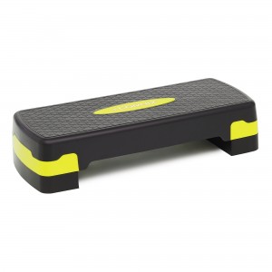 Степ-платформа 2-ступенчатая Cornix 68 х 28 х 10-15 см XR-0192 Black/Yellow